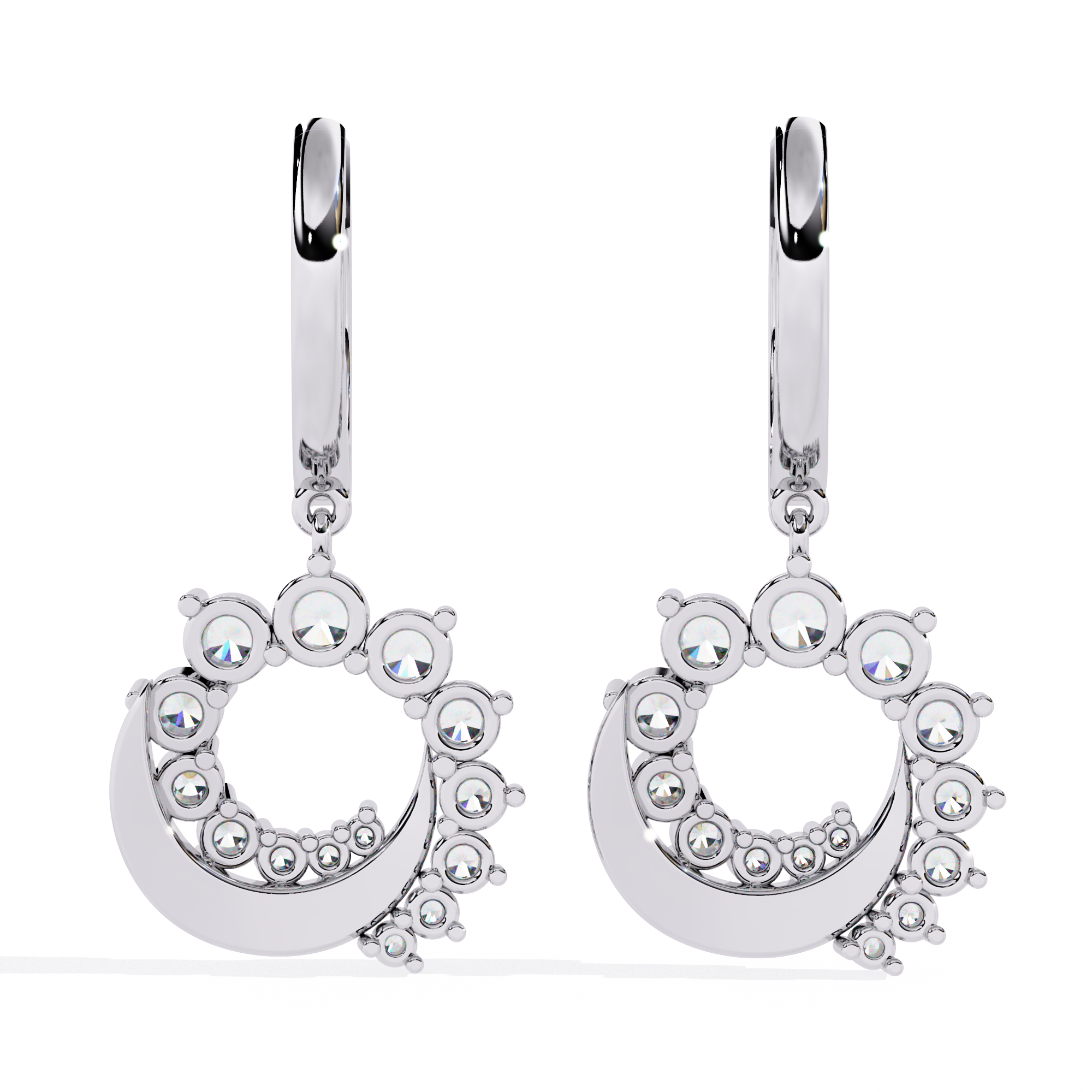 Ornamental Beauty Lab Grown Diamond Earrings