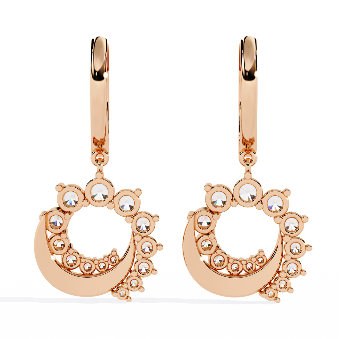 Ornamental Beauty Lab Grown Diamond Earrings