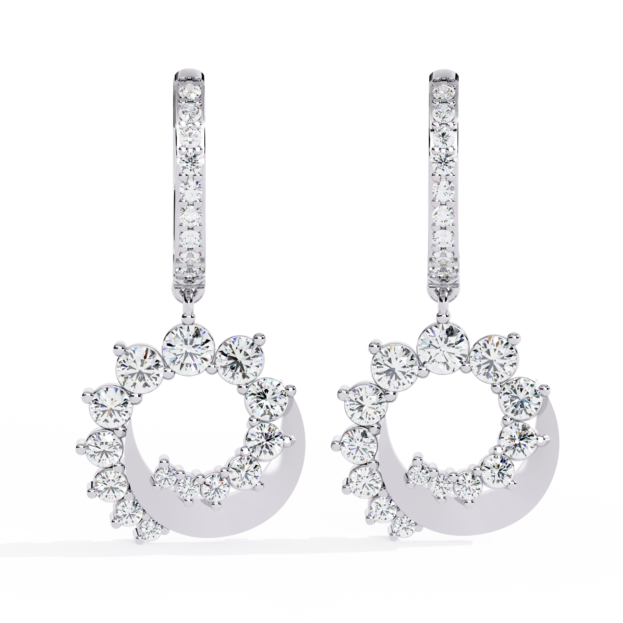 Ornamental Beauty Lab Grown Diamond Earrings