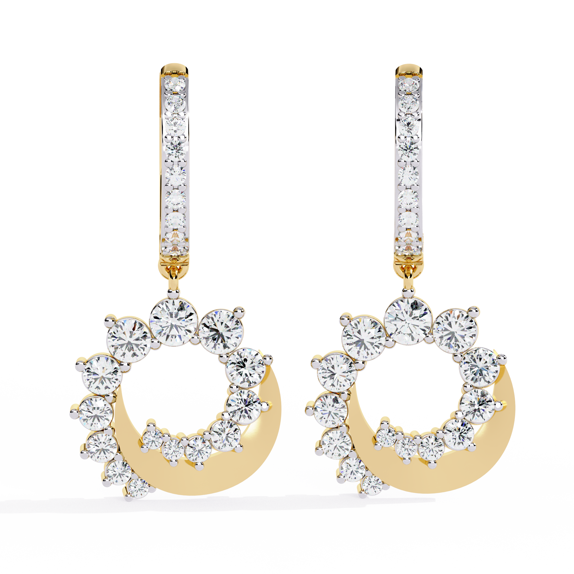 Ornamental Beauty Lab Grown Diamond Earrings