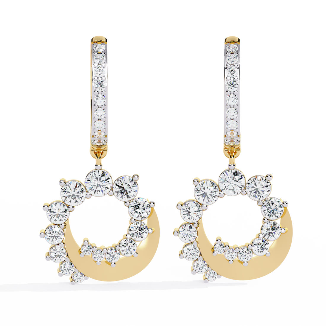 Ornamental Beauty Lab Grown Diamond Earrings
