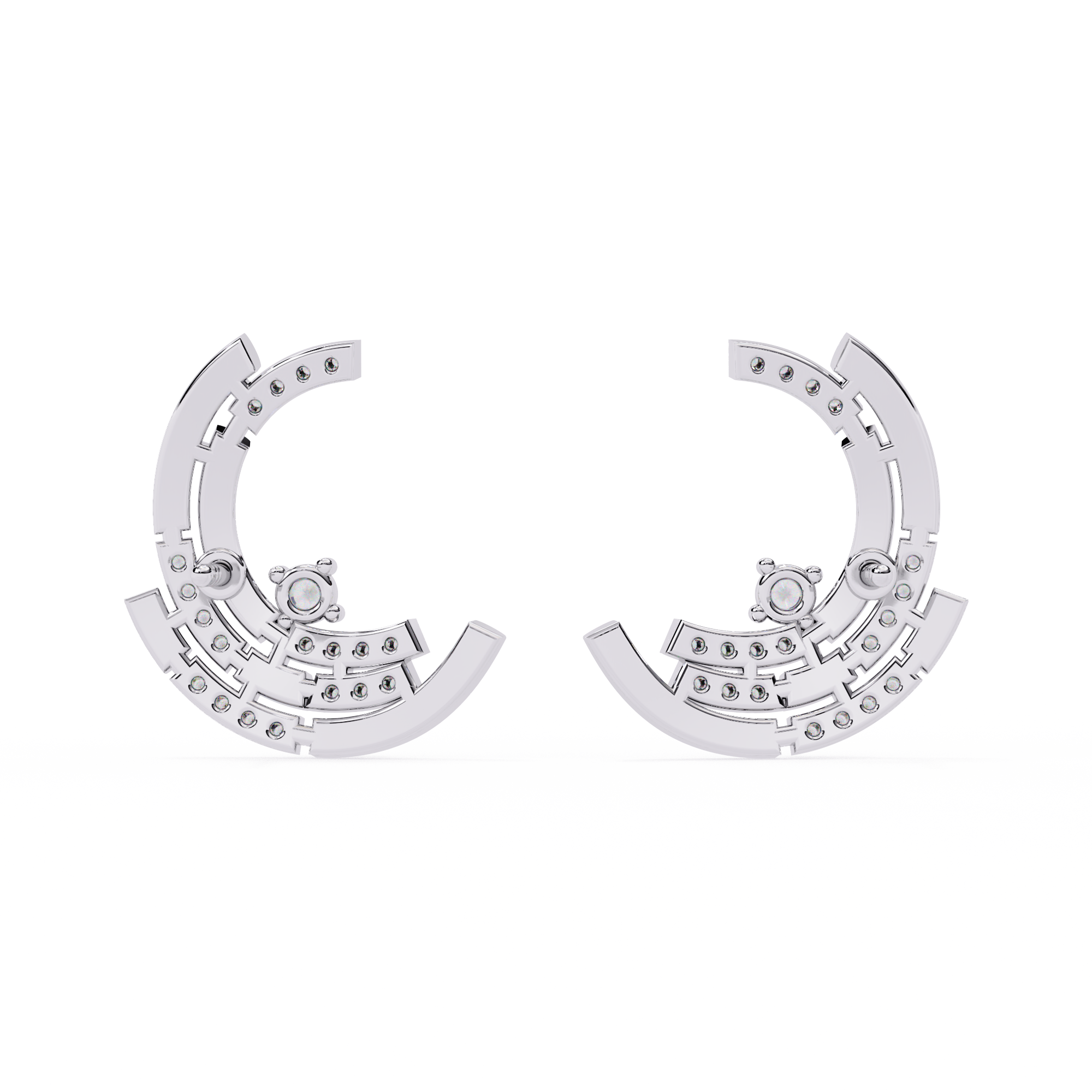 Snazzy Madame Lab Grown Diamond Earrings