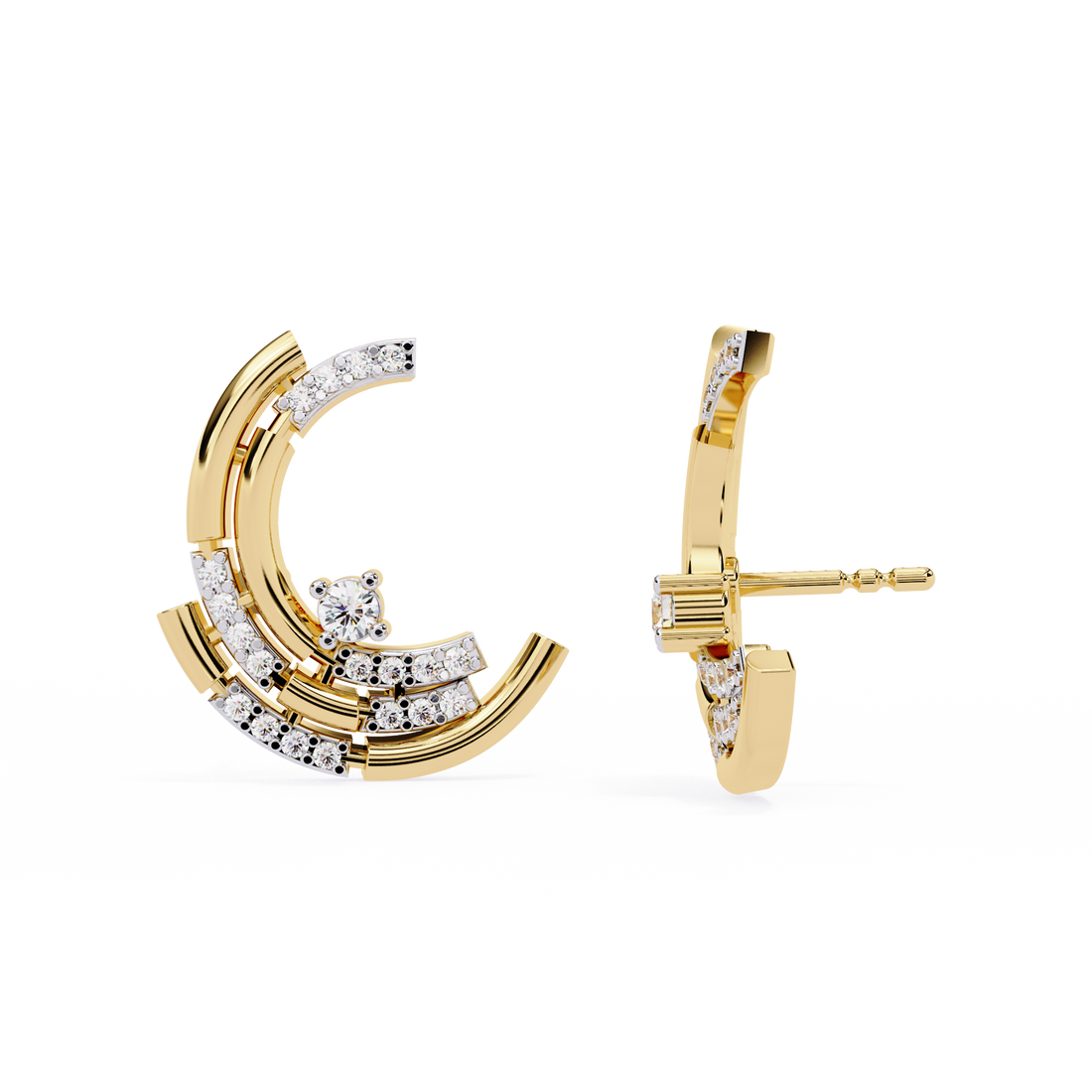Snazzy Madame Lab Grown Diamond Earrings