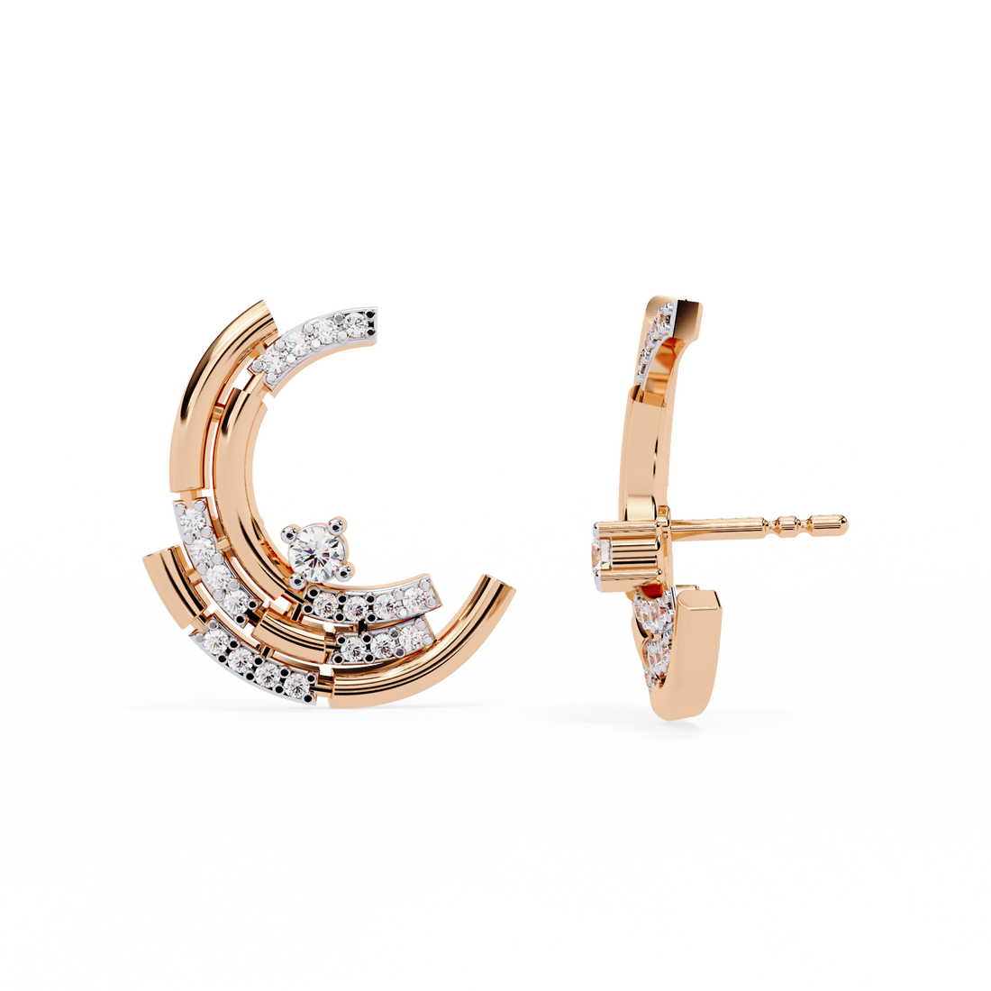 Snazzy Madame Lab Grown Diamond Earrings