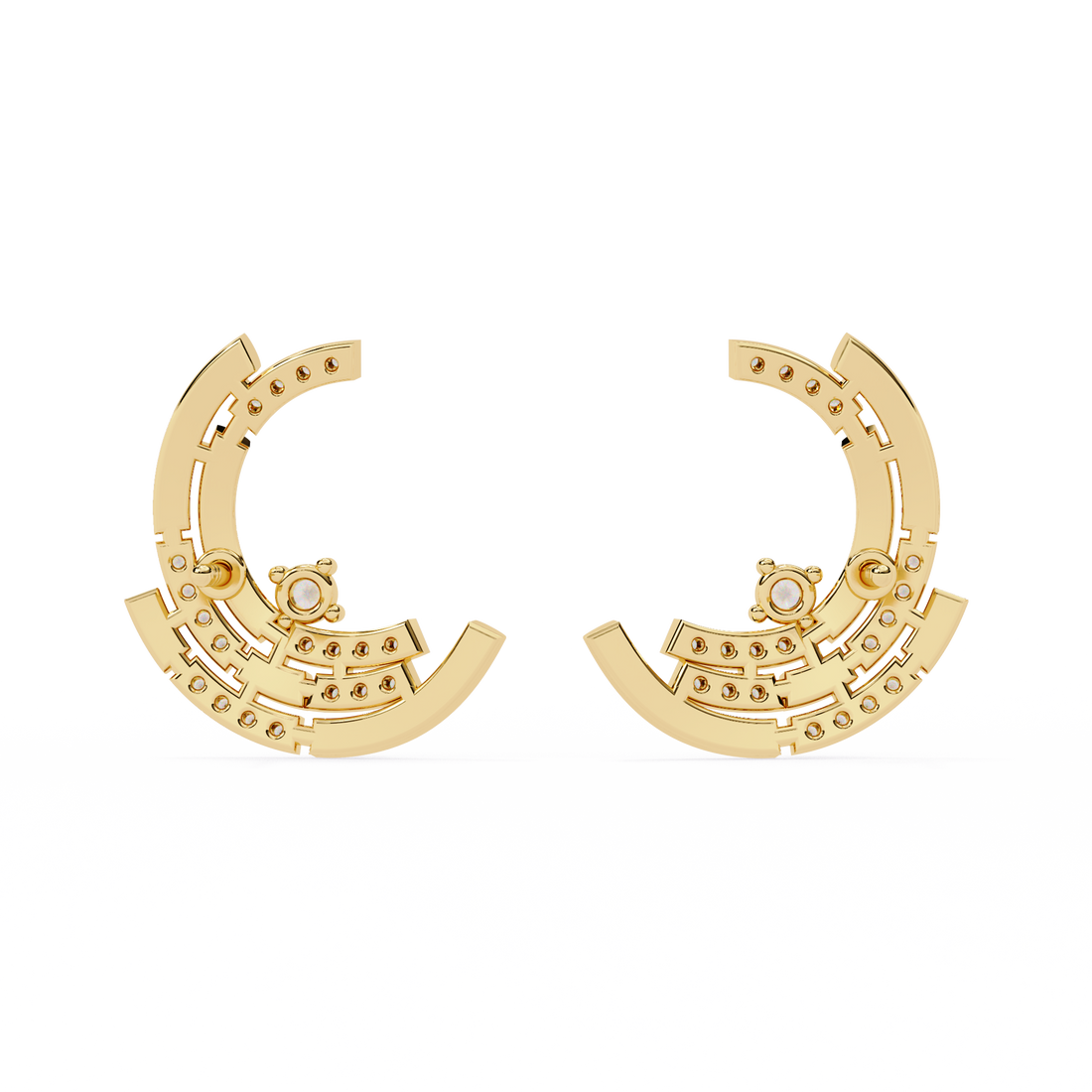 Snazzy Madame Lab Grown Diamond Earrings
