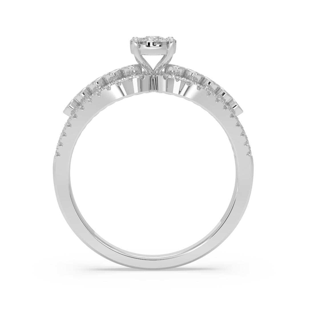Intricate Lab-Grown Diamond Statement Ring