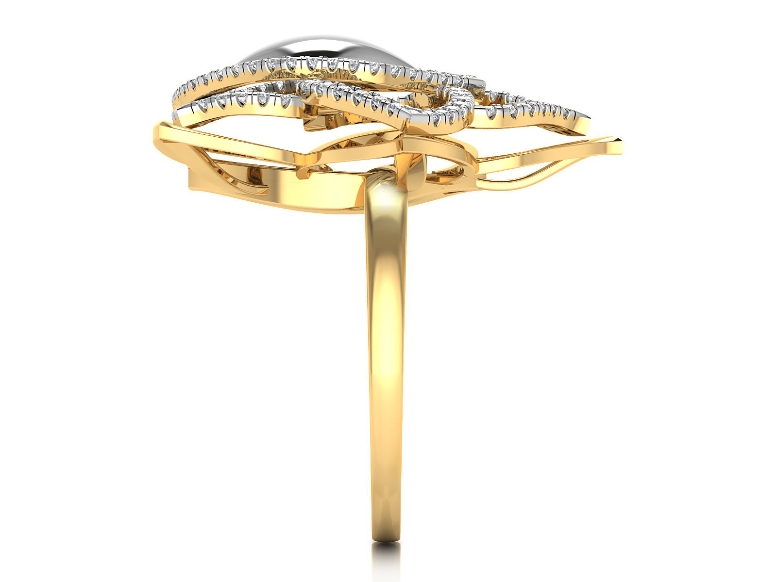 Enchanted Petal Diamond Ring