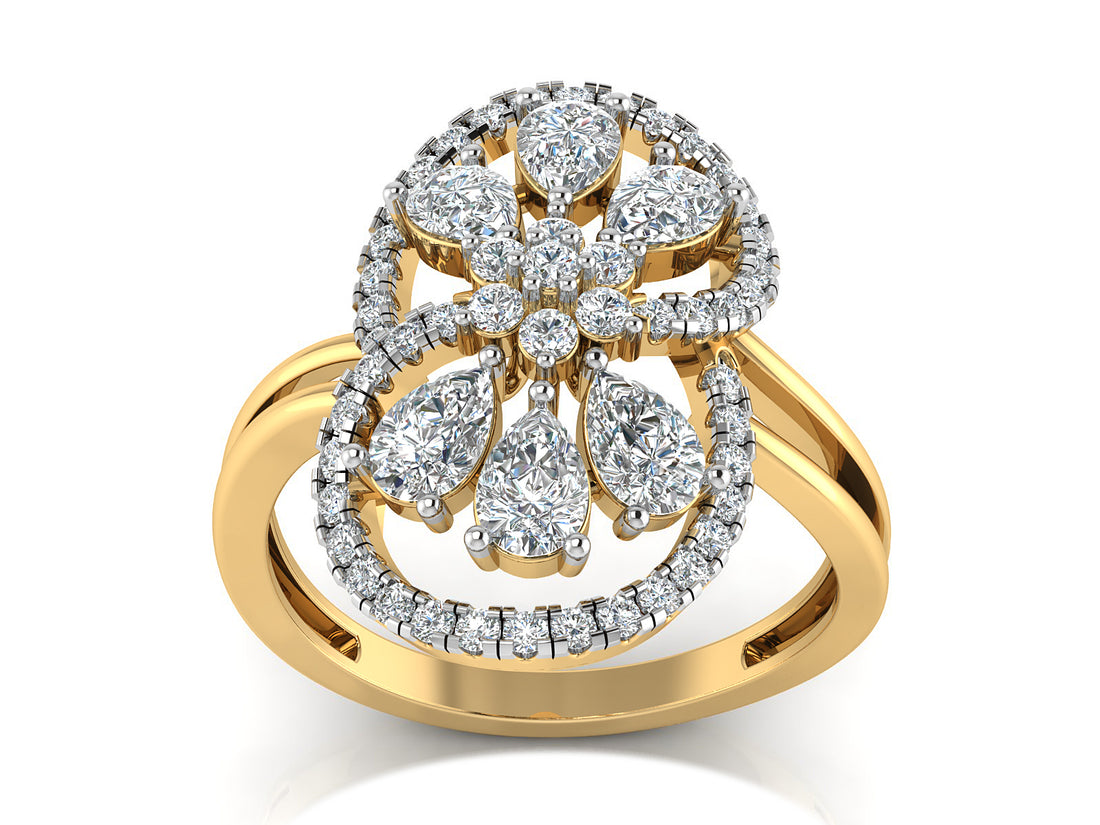 Enchanted Flora Diamond Ring