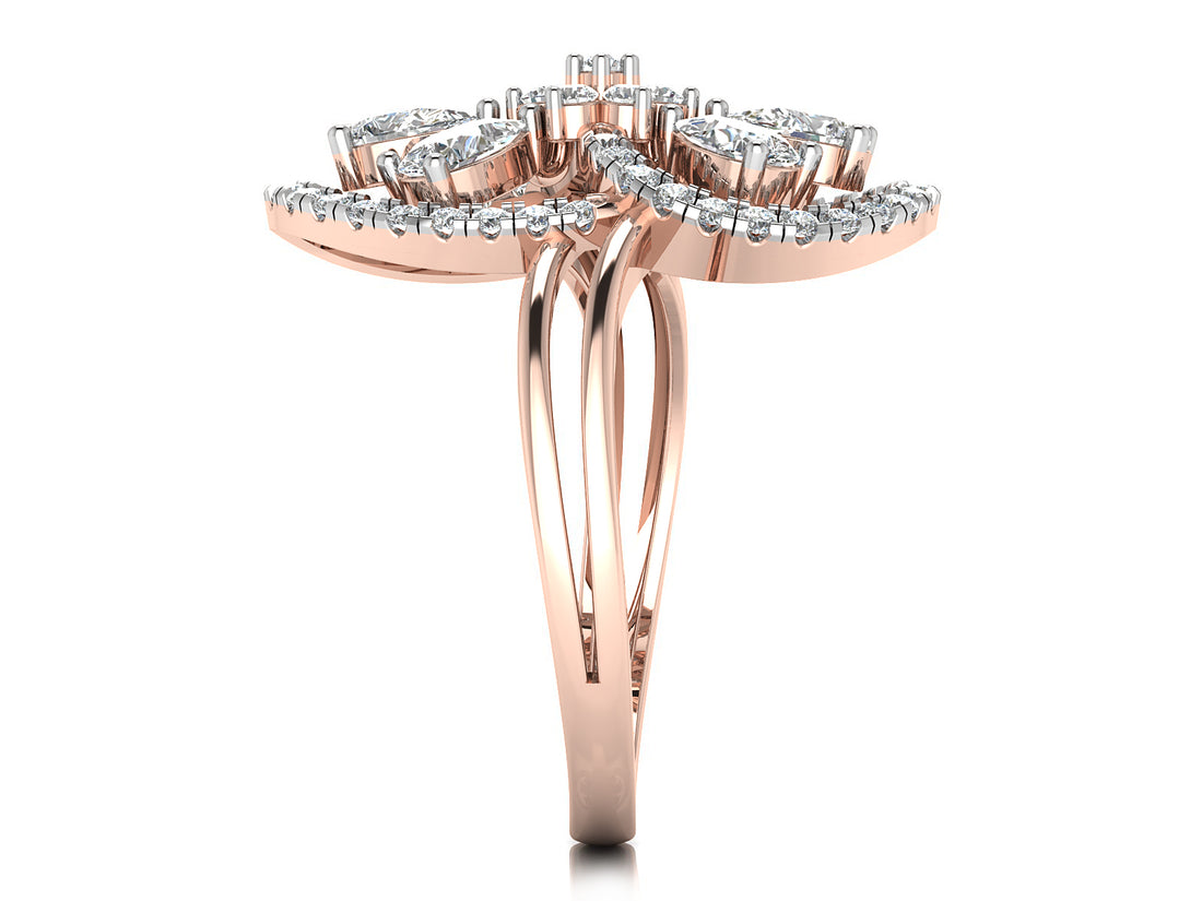 Enchanted Flora Diamond Ring