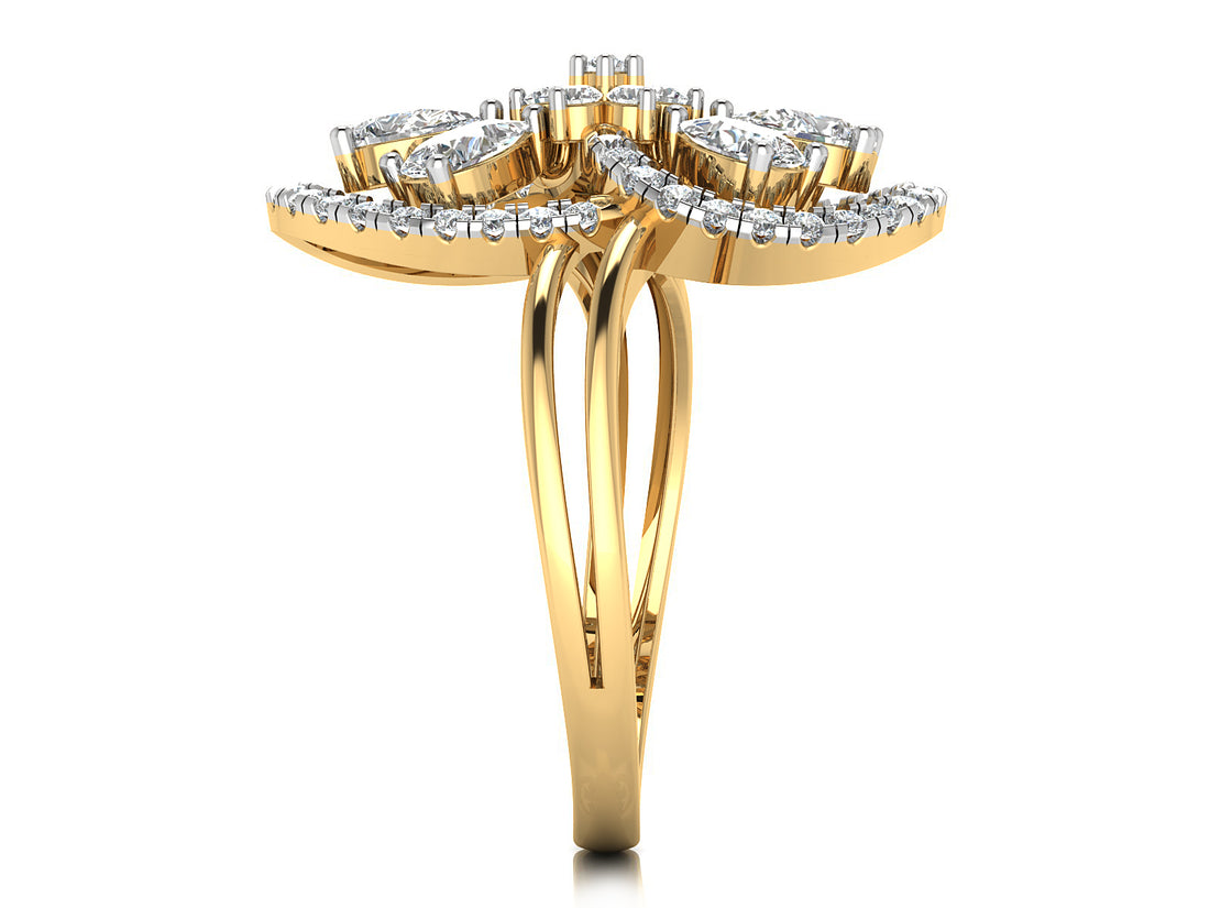 Enchanted Flora Diamond Ring