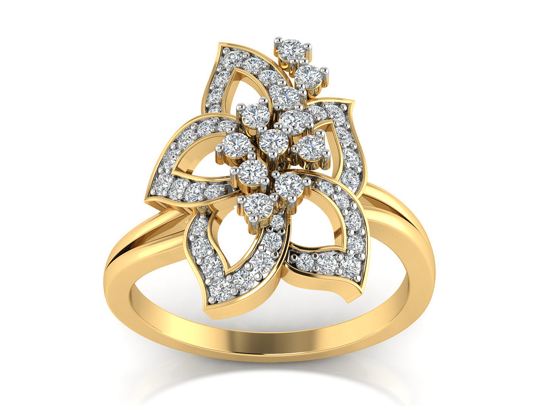Captivating Petals Diamond Ring