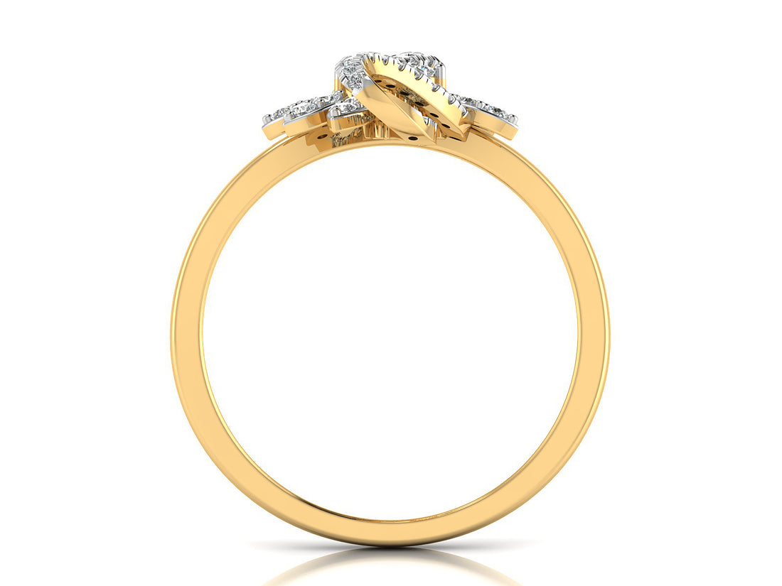 Rose Glow Diamond Ring