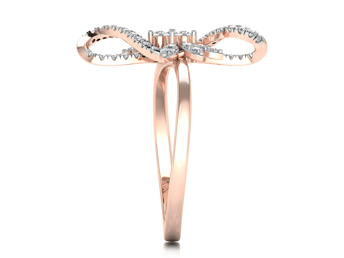 Rose Glow Diamond Ring
