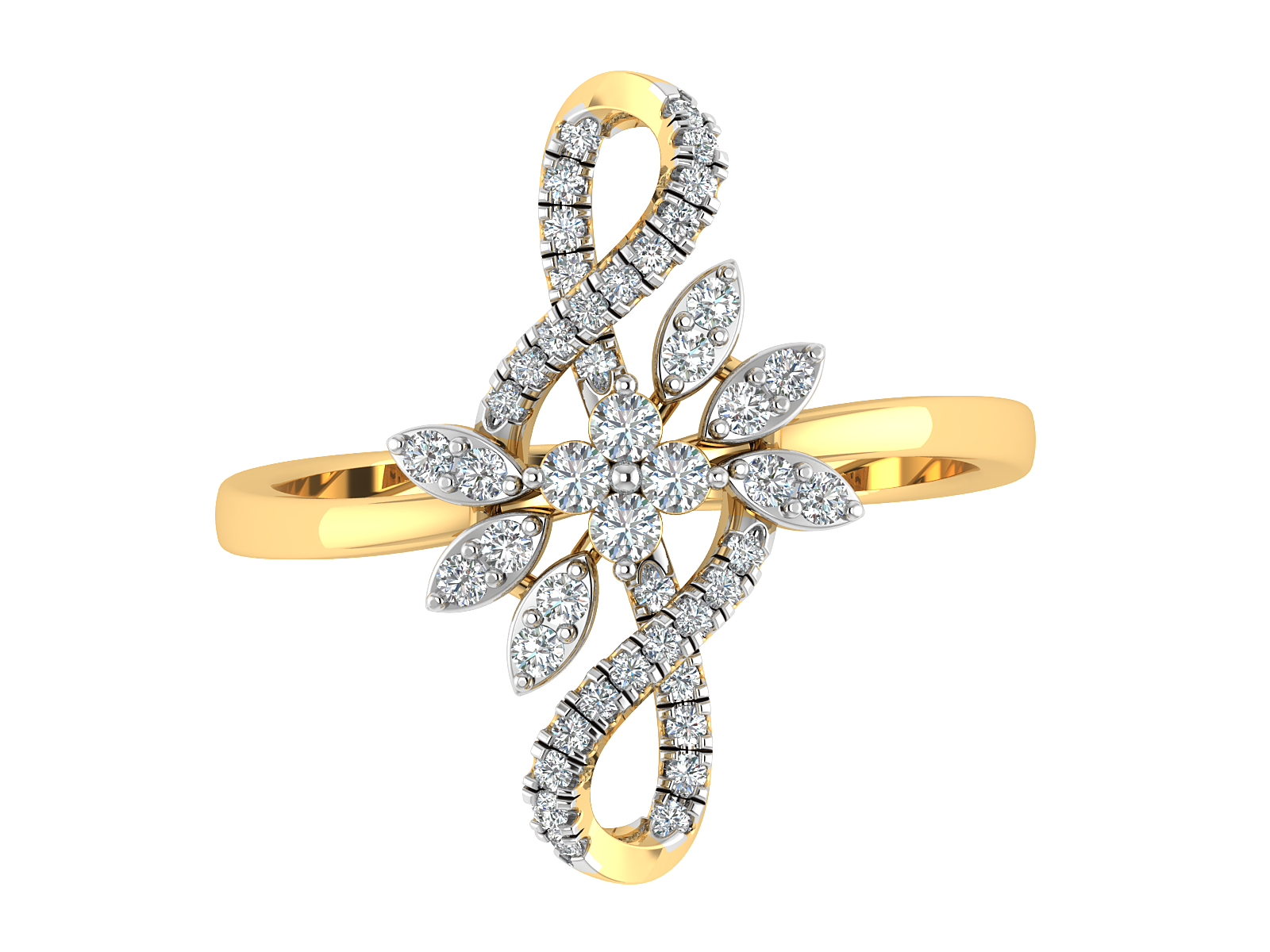 Rose Glow Diamond Ring