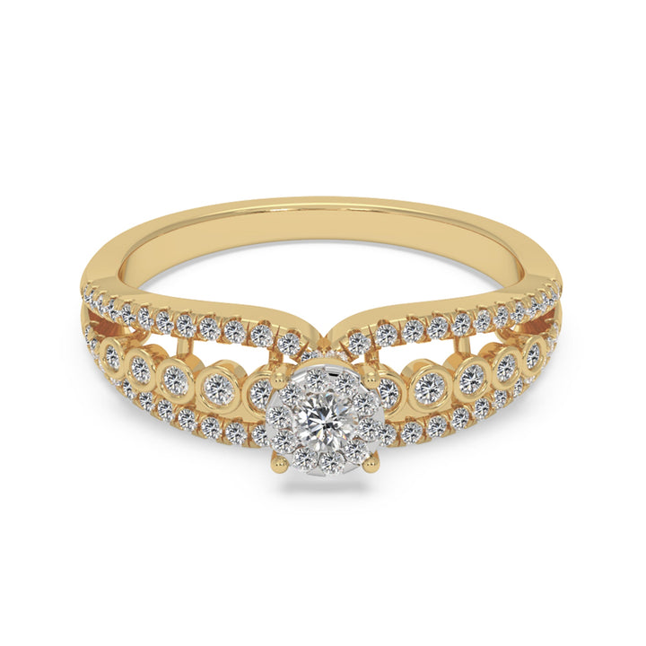 Intricate Lab-Grown Diamond Statement Ring