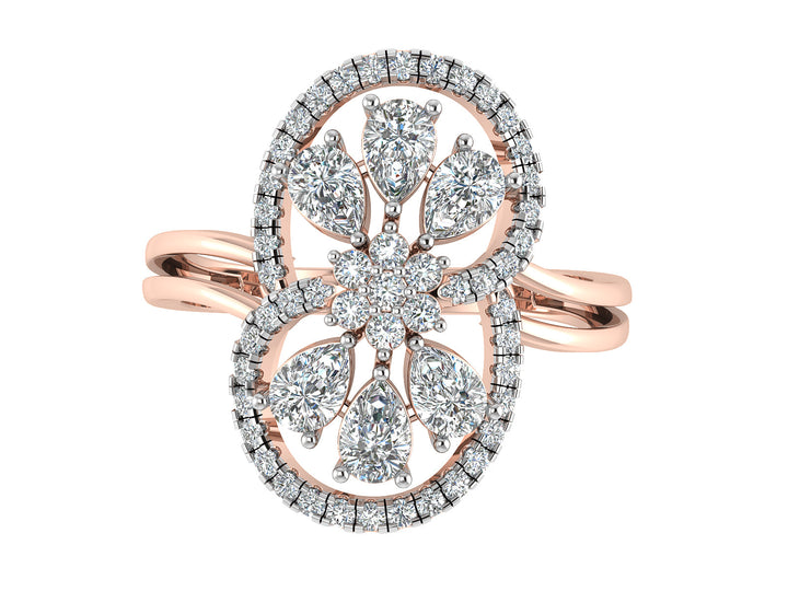Enchanted Flora Diamond Ring