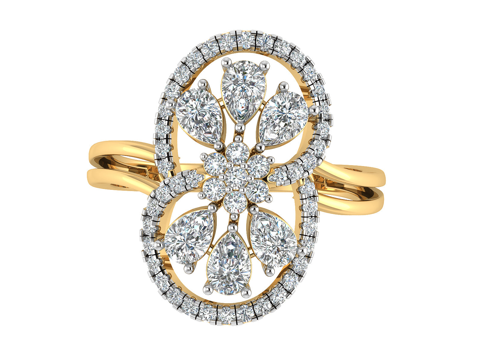 Enchanted Flora Diamond Ring