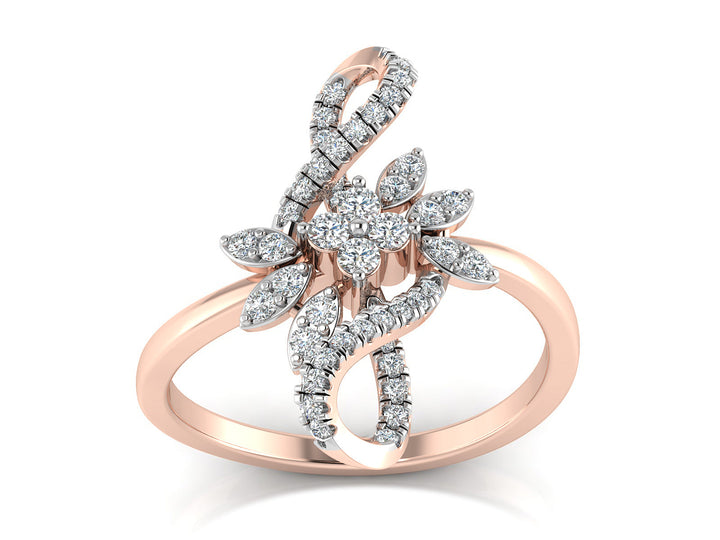Rose Glow Diamond Ring