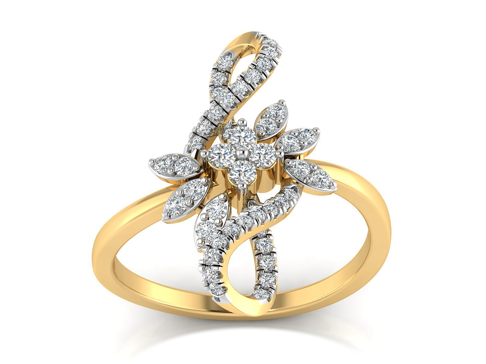 Rose Glow Diamond Ring