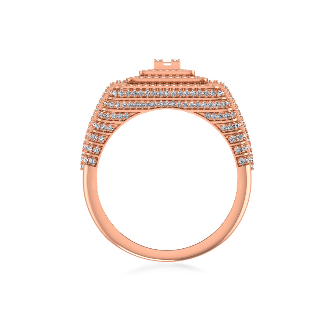 Edgy Embrace Diamond Ring 6