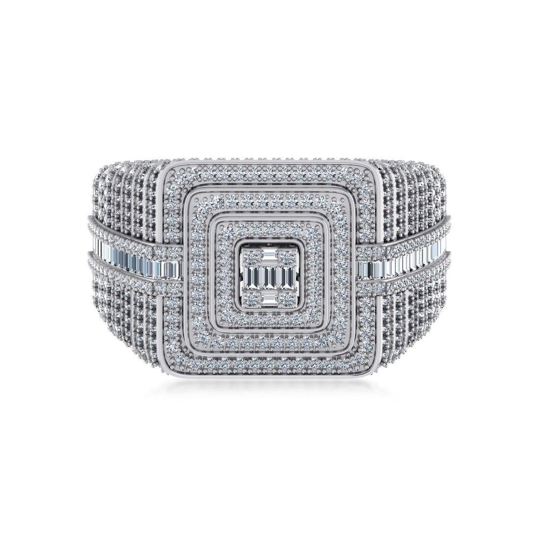 Edgy Embrace Diamond Ring 7