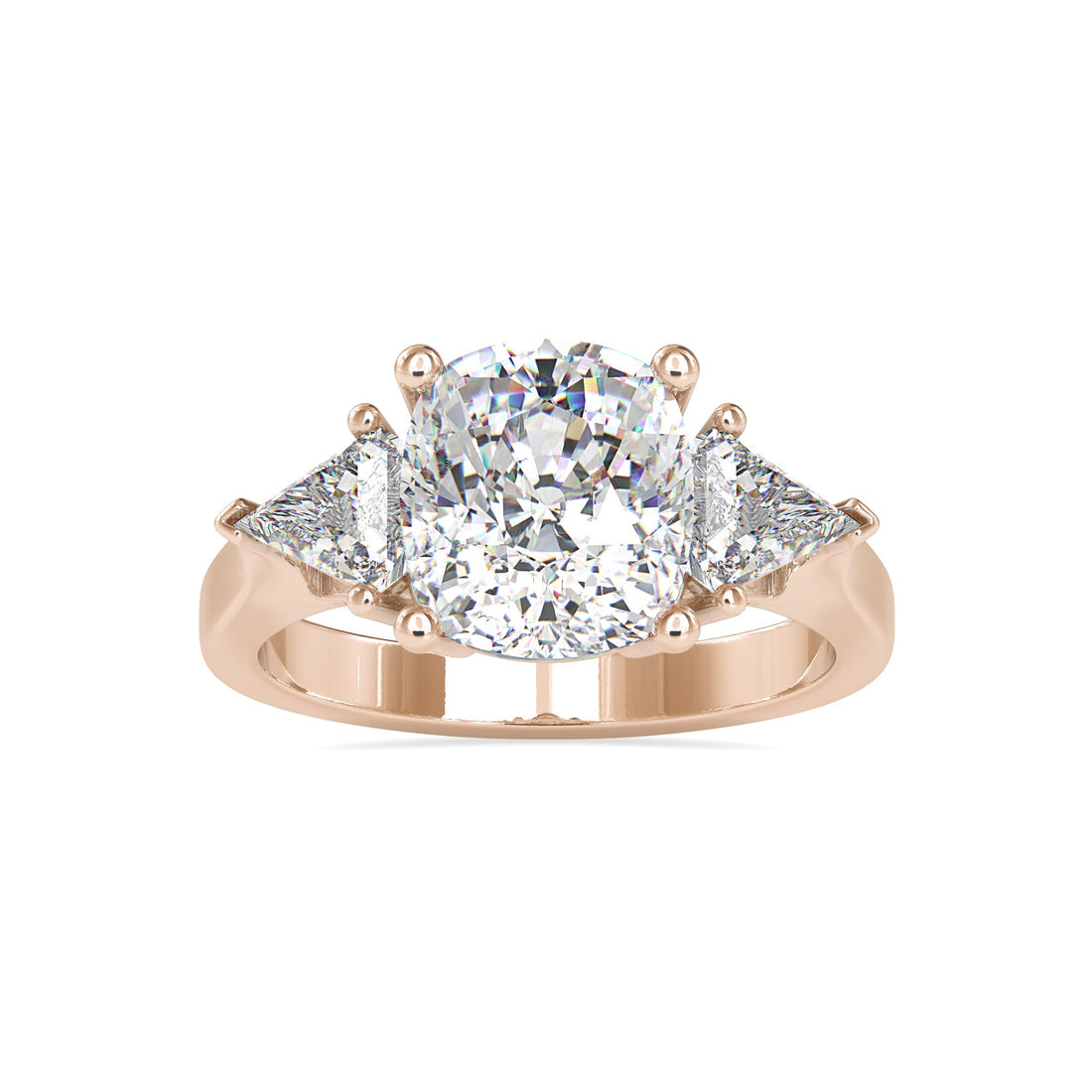 Elegant Cushion Cut Diamond Ring with Accents 2