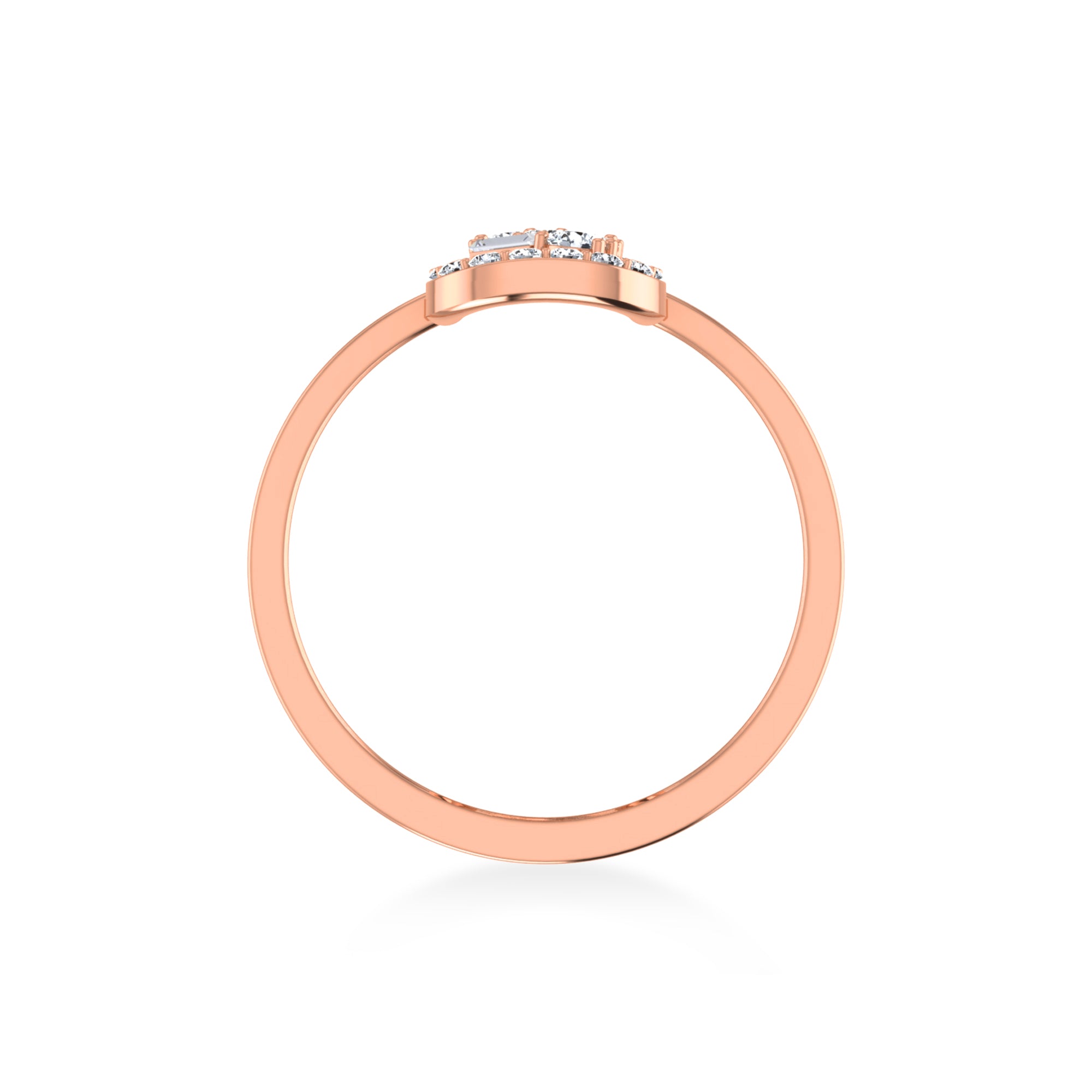 Elegant Elongated Bar Lab-Grown Diamond Ring6