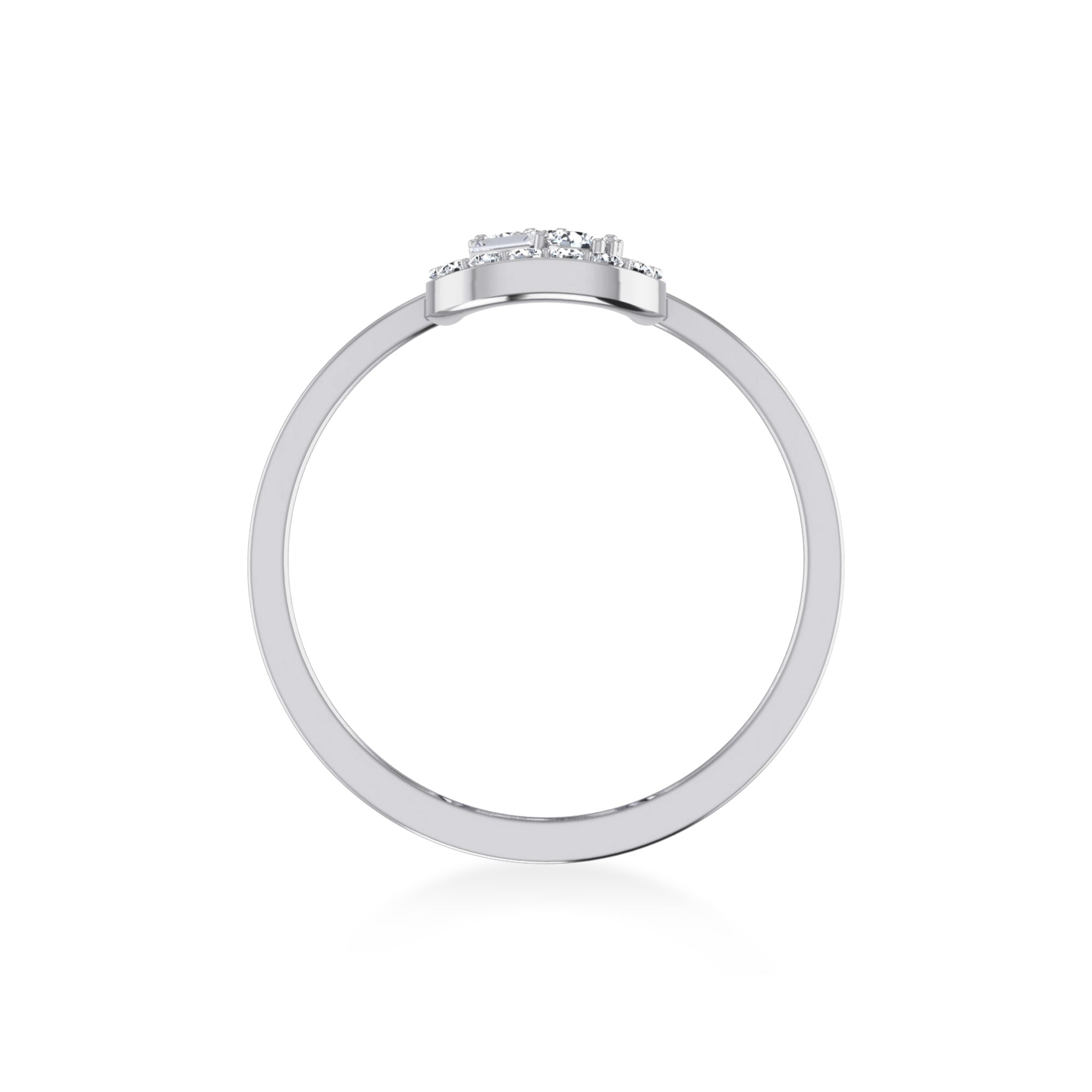 Elegant Elongated Bar Lab-Grown Diamond Ring9