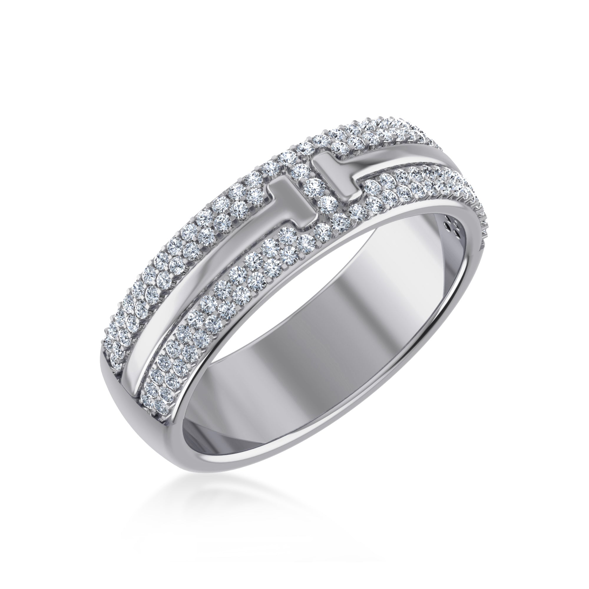 Elegant Lab Grown Diamond Band Design Ring 8