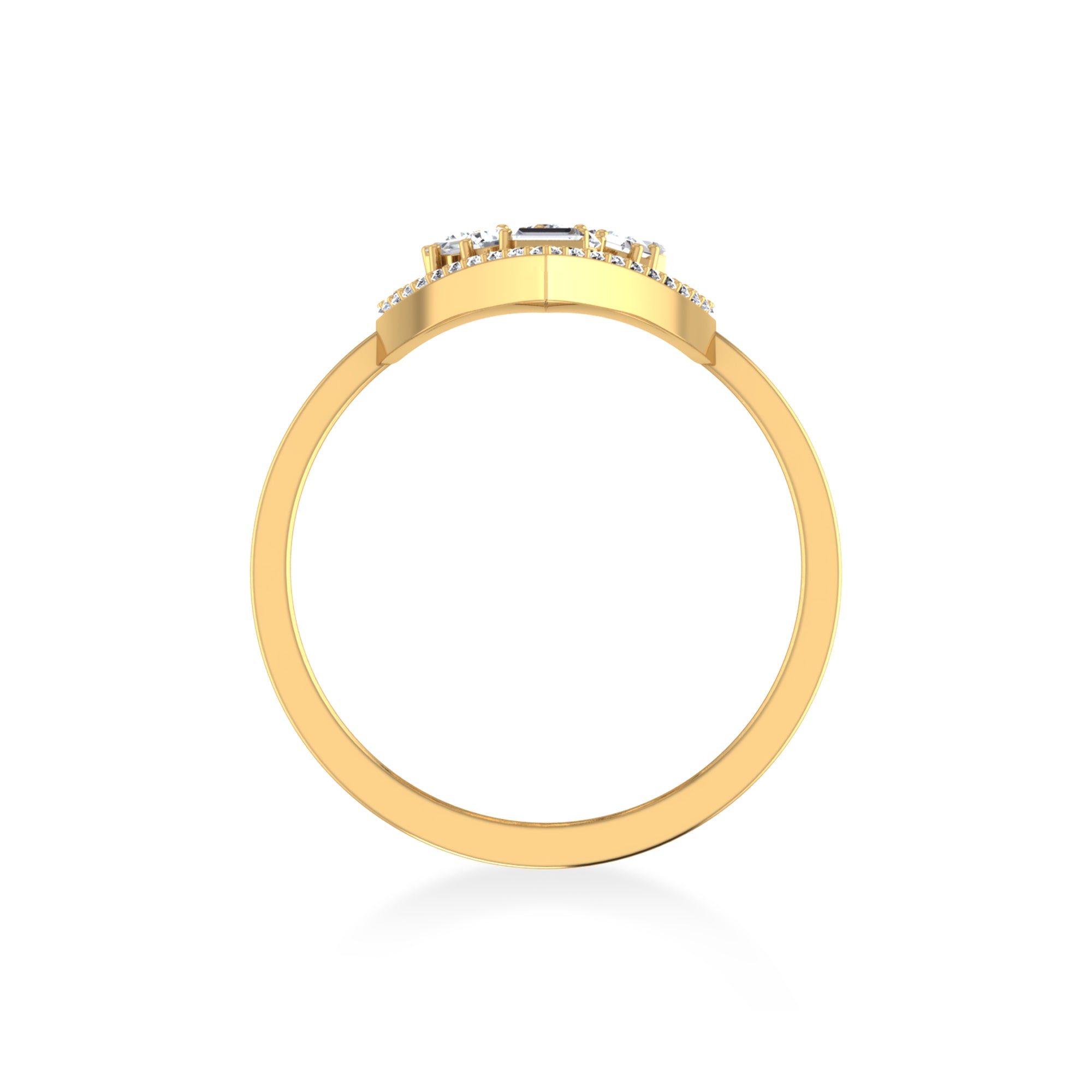Elegant Marquise Halo Lab-Grown Diamond Ring3