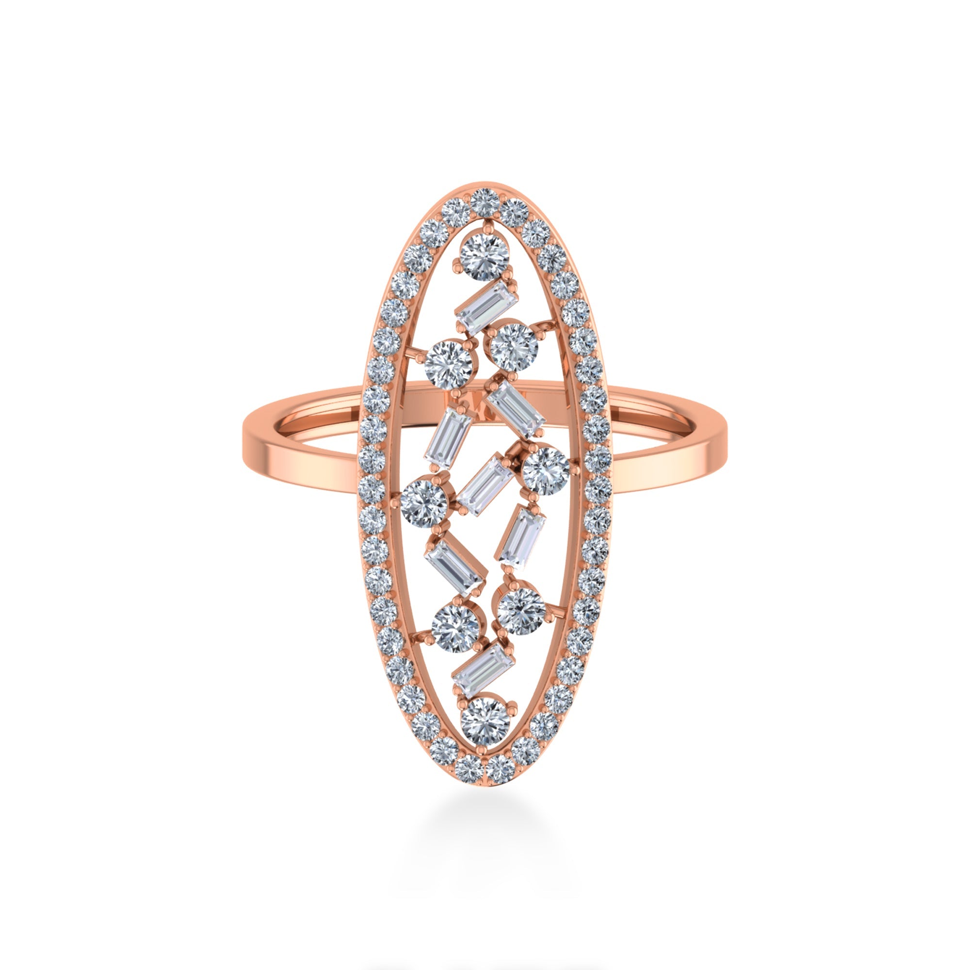 Elongated Marquise Lab-Grown Diamond Ring4