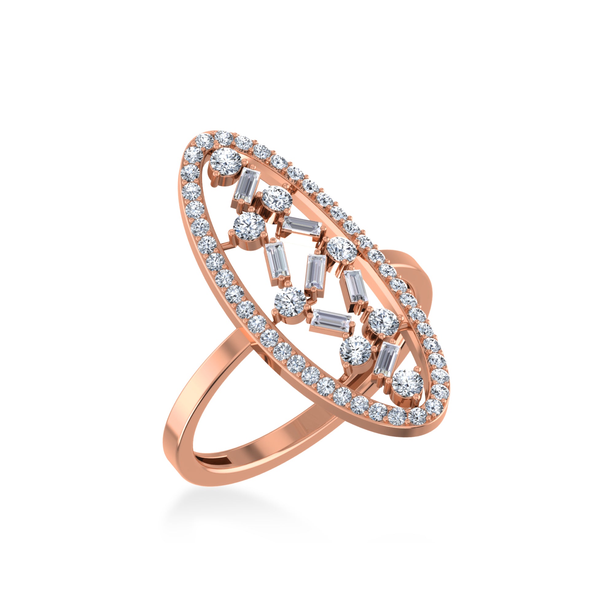 Elongated Marquise Lab-Grown Diamond Ring5