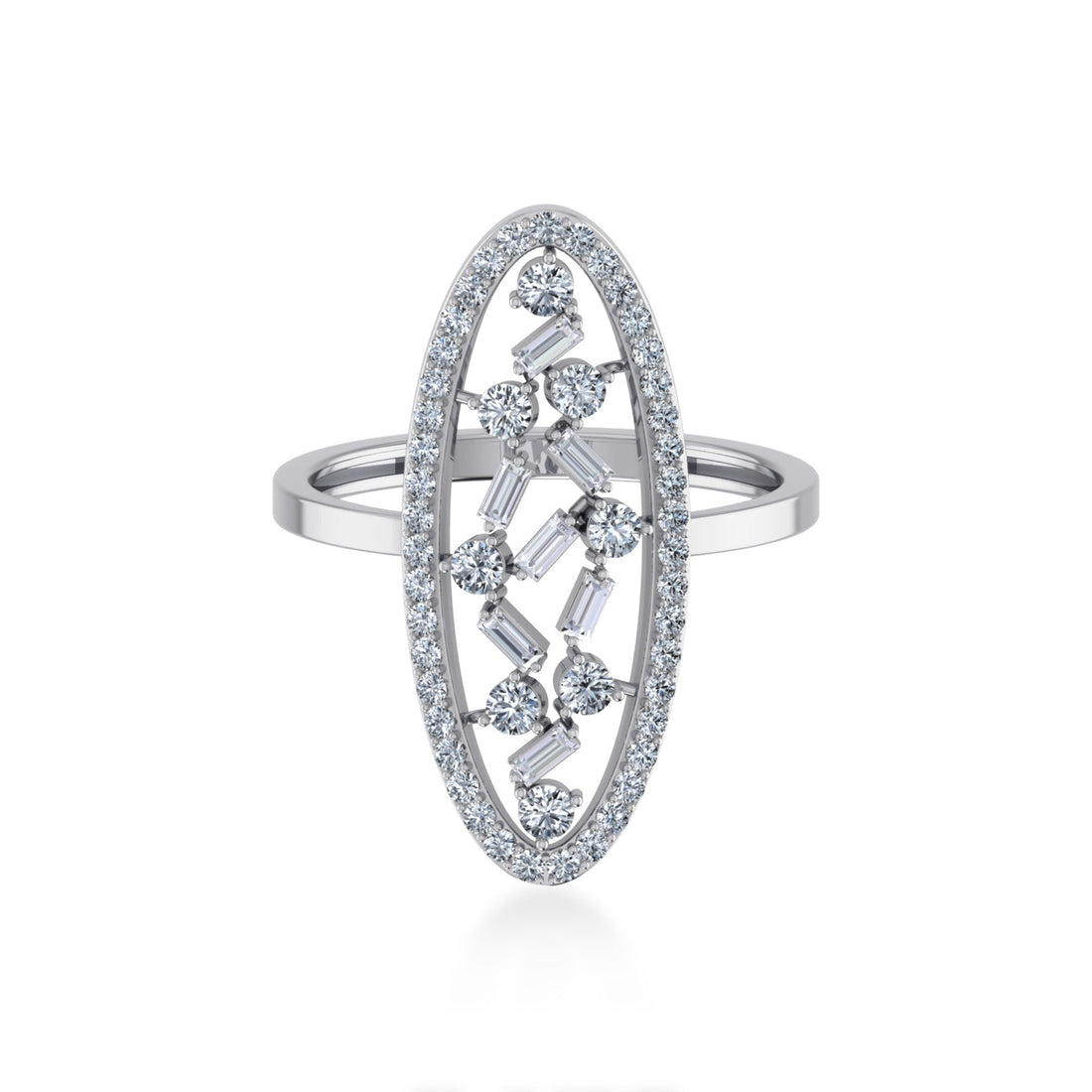 Elongated Marquise Lab-Grown Diamond Ring7