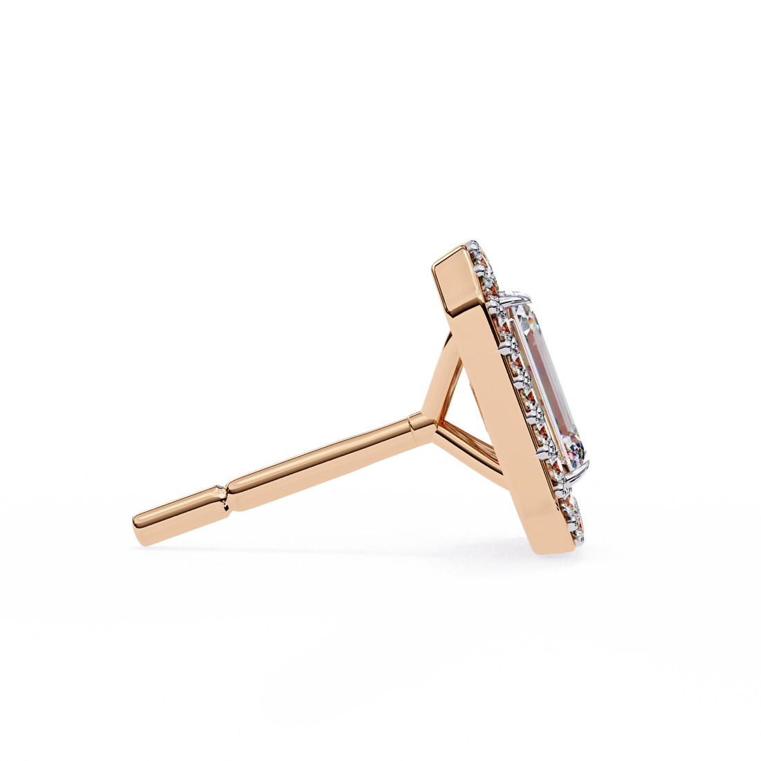 Emerald Lab Grown Diamond Studs