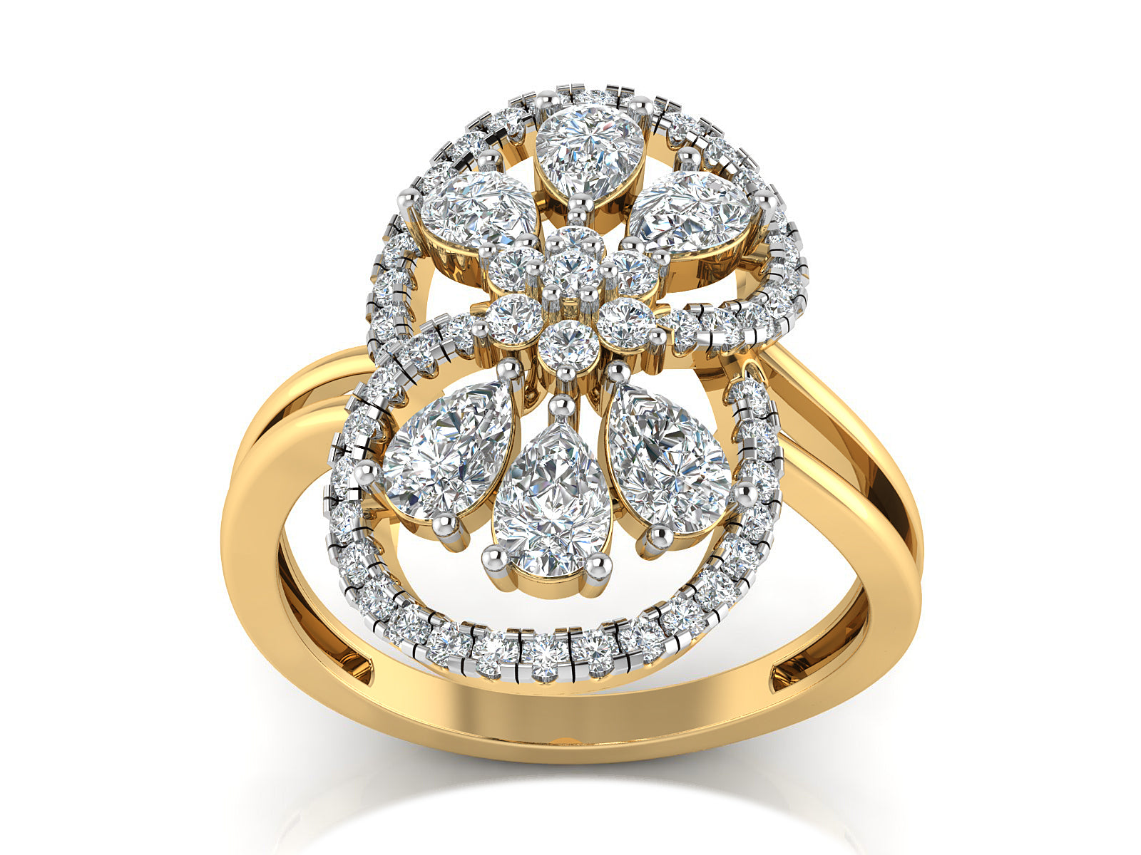 Enchanted Flora Diamond Ring 2