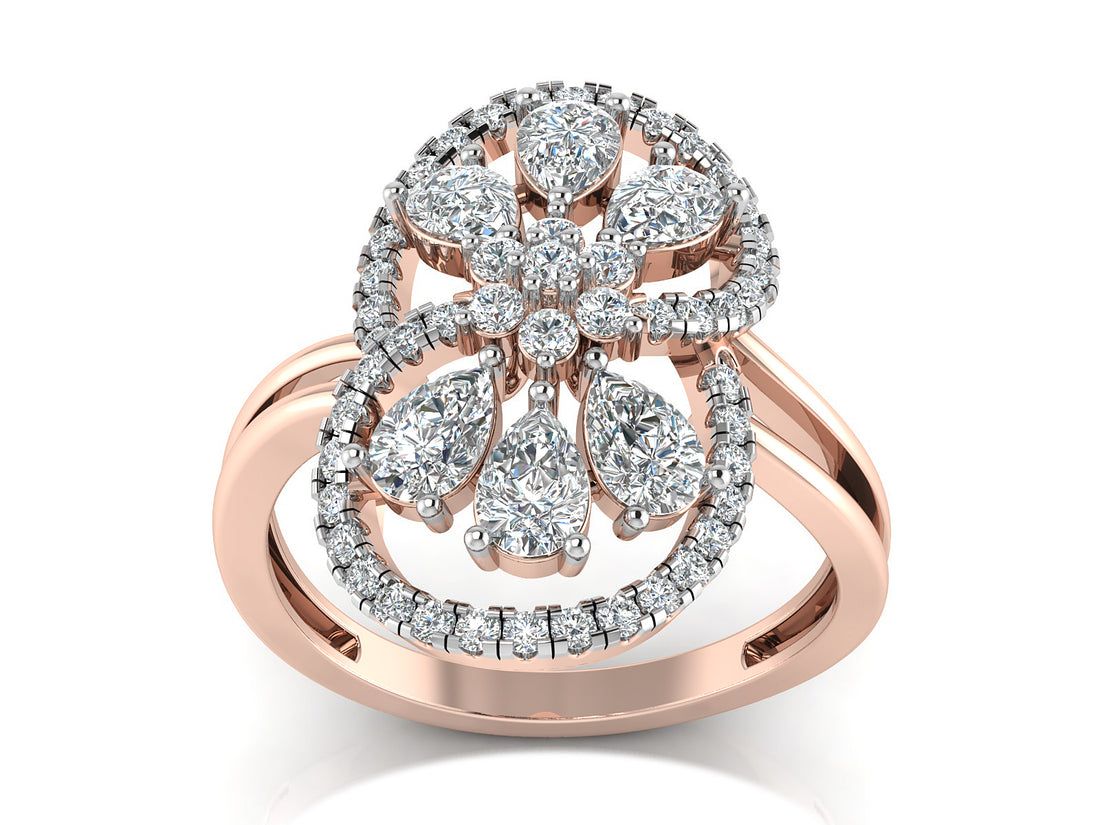 Enchanted Flora Diamond Ring 4