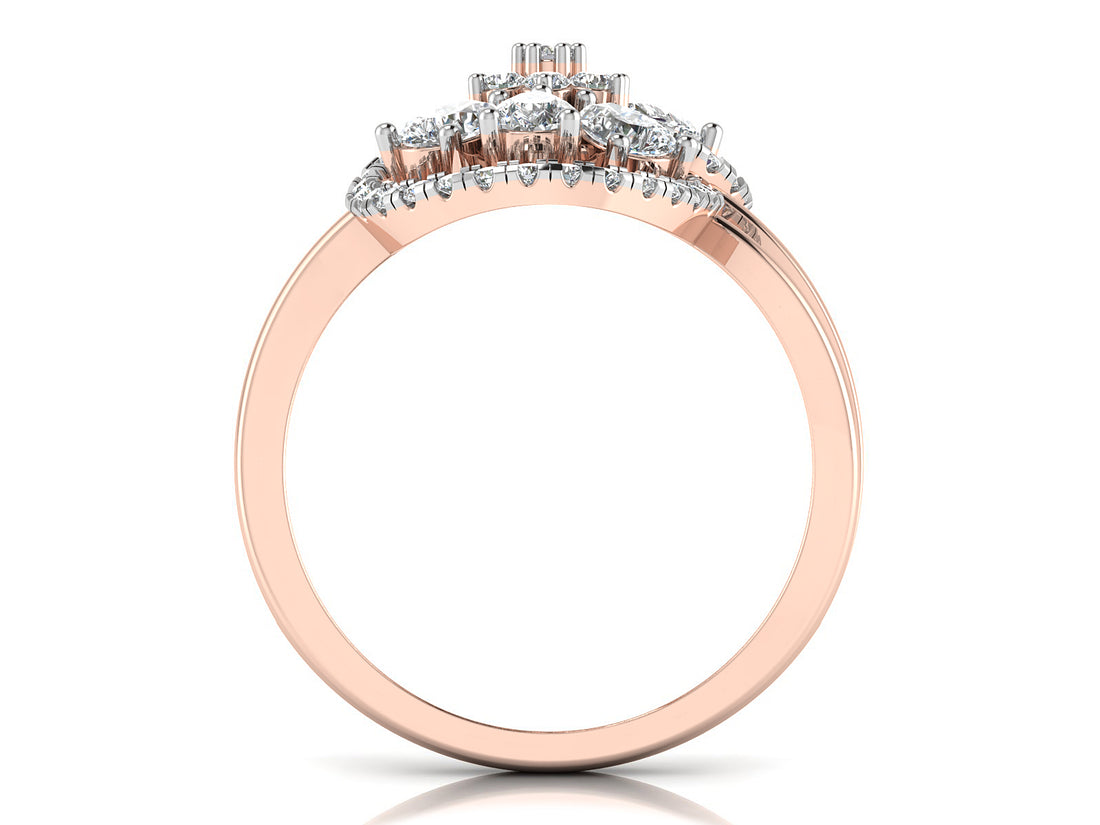 Enchanted Flora Diamond Ring 6