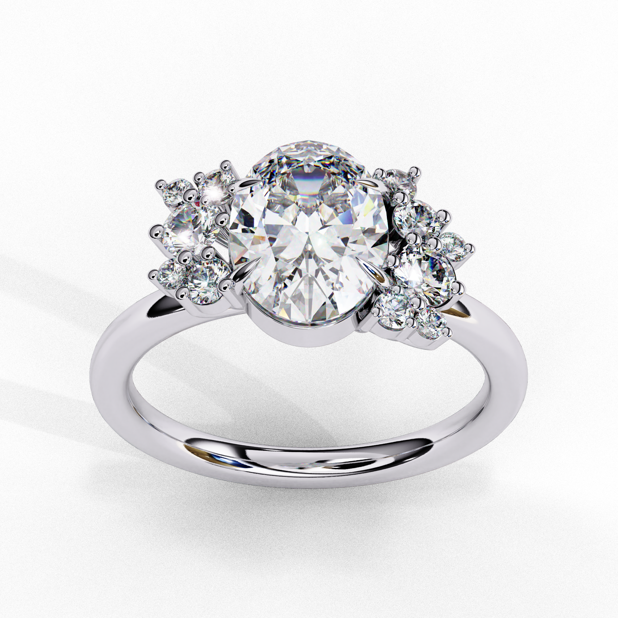 Enchanting Design Diamond Ring 10