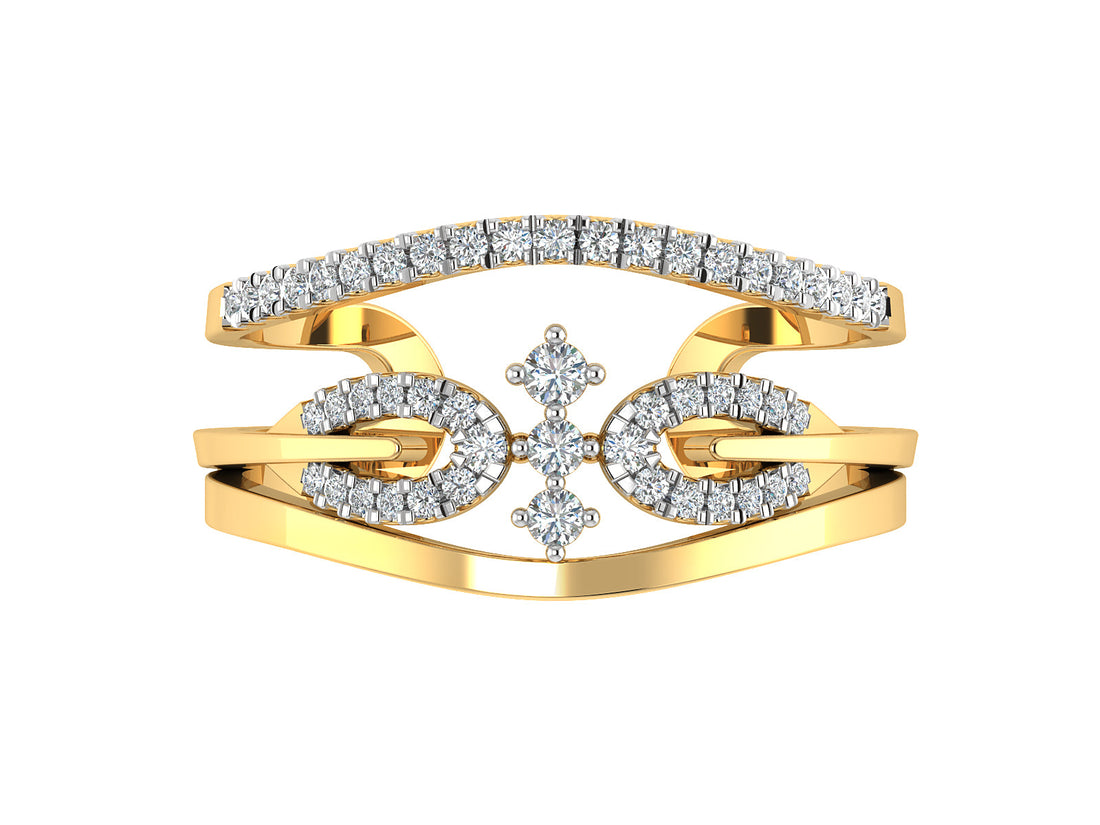 Enchanting Design Diamond Ring 15
