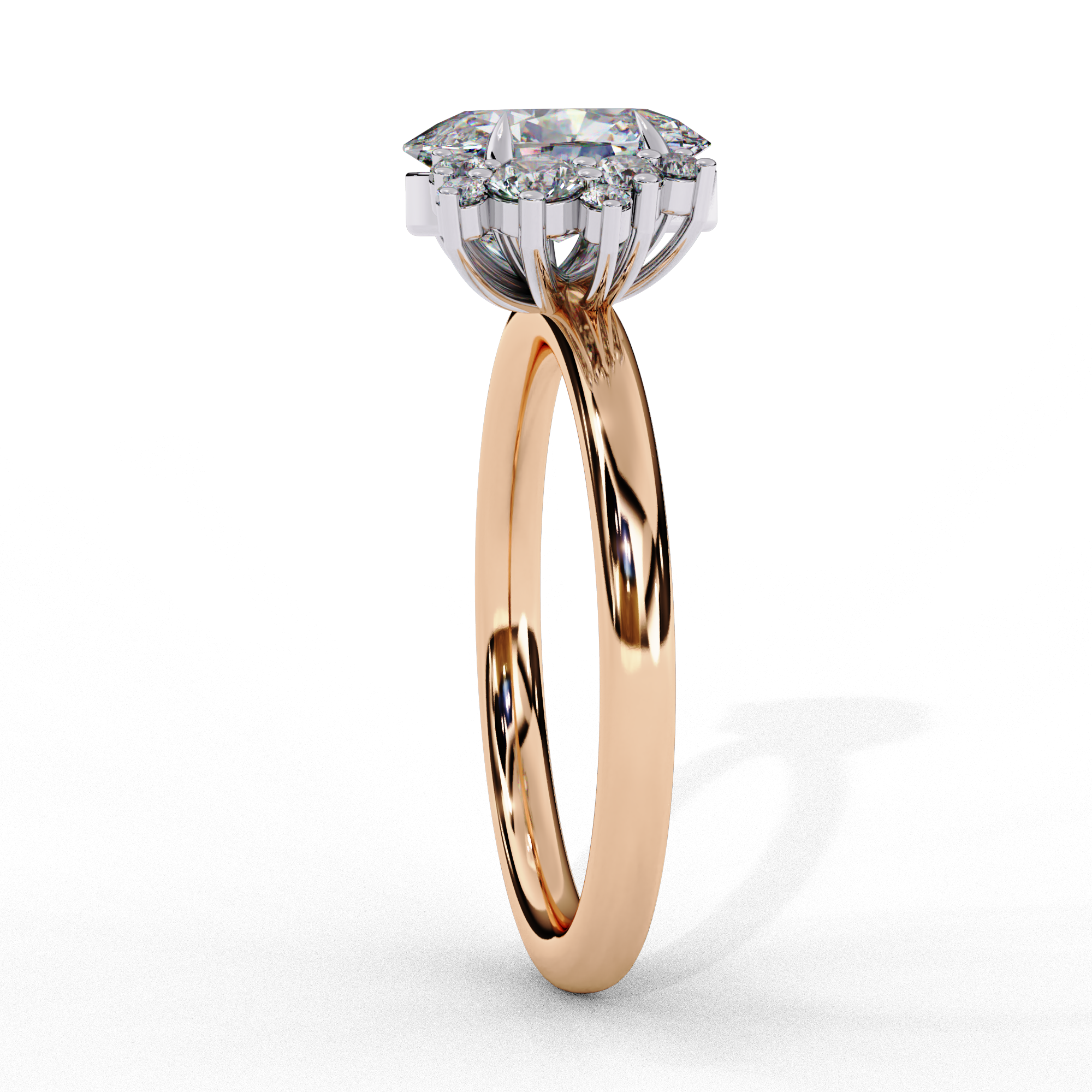 Enchanting Design Diamond Ring 7