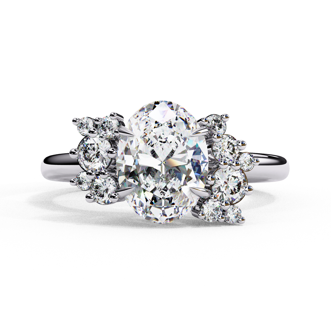 Enchanting Design Diamond Ring 9