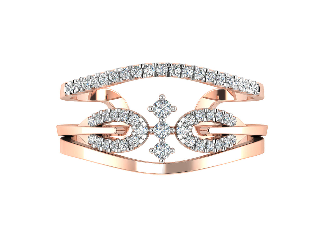 Enchanting Designed Diamond Ring 4