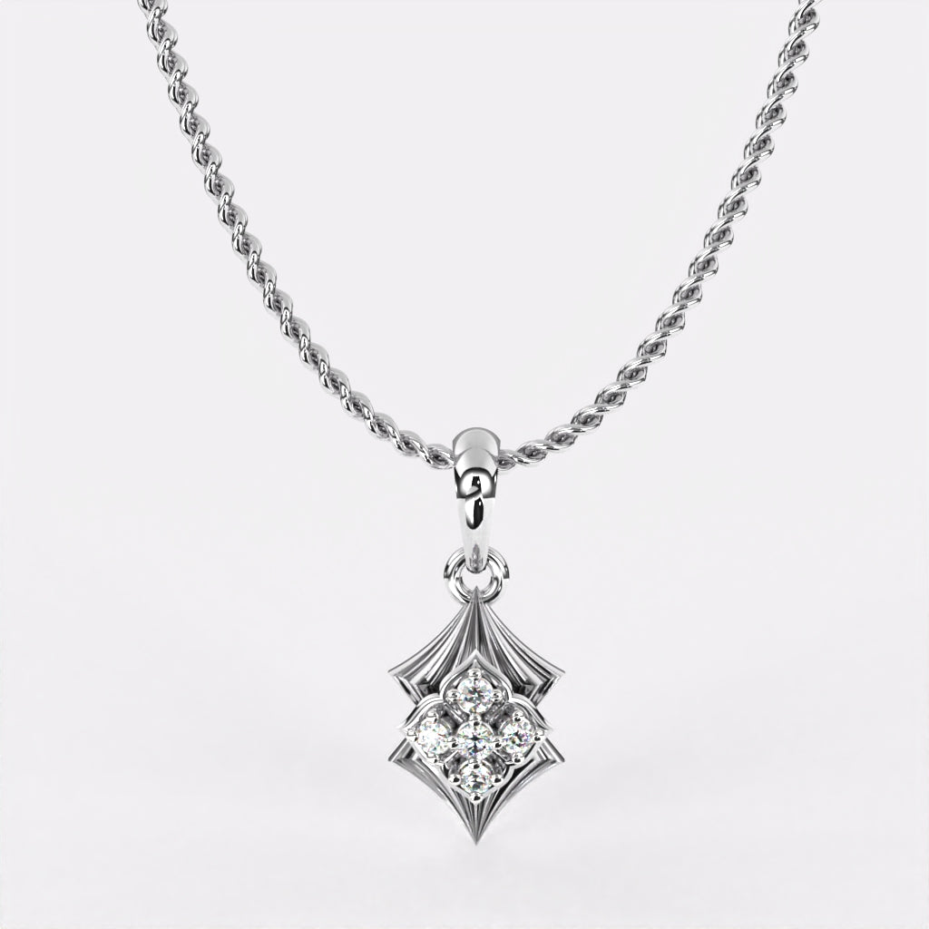 Eternal Flame Diamond Pendant