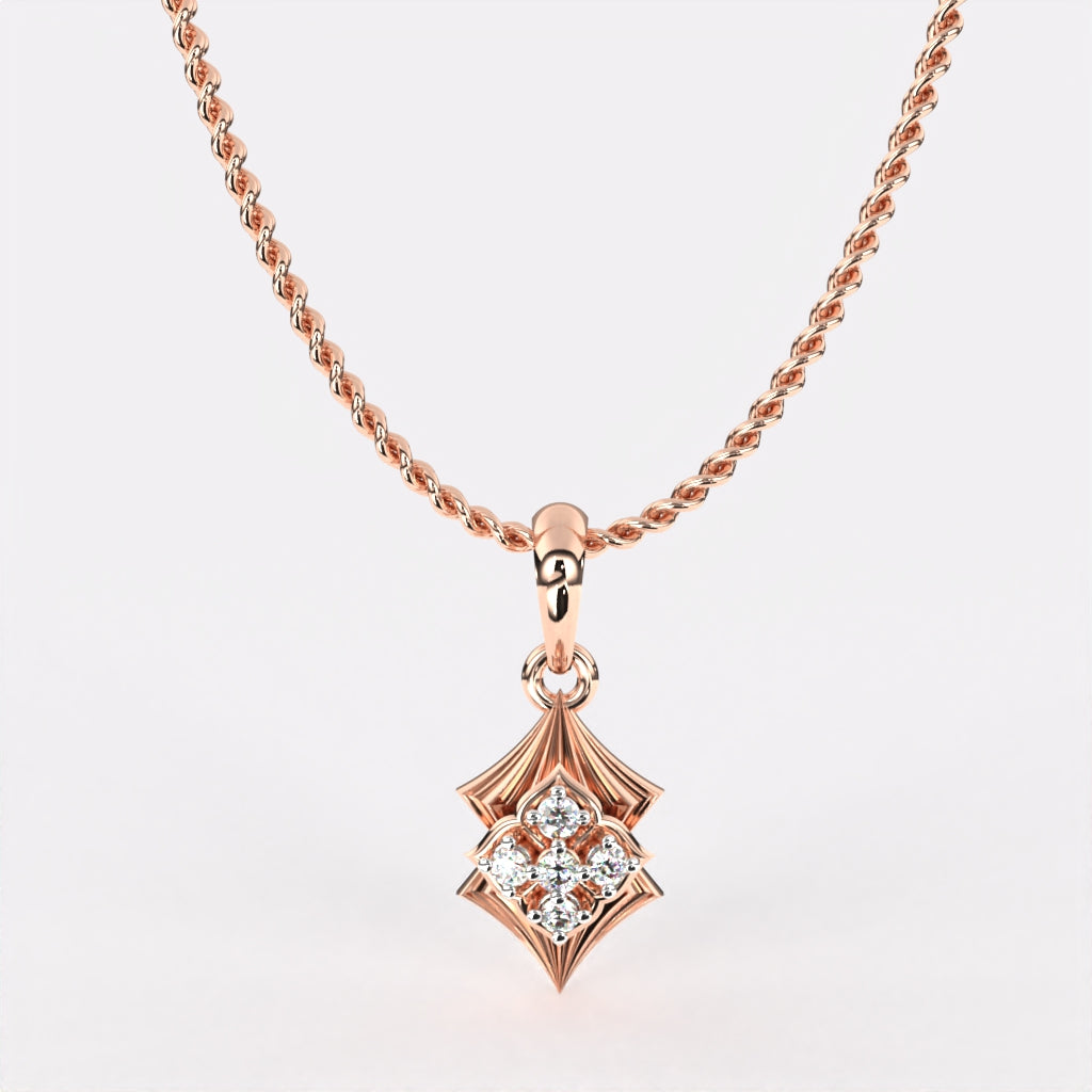 Eternal Flame Diamond Pendant