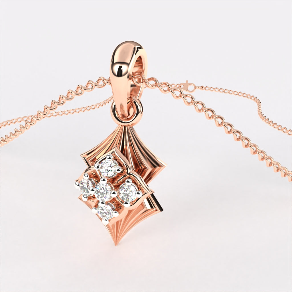 Eternal Flame Diamond Pendant
