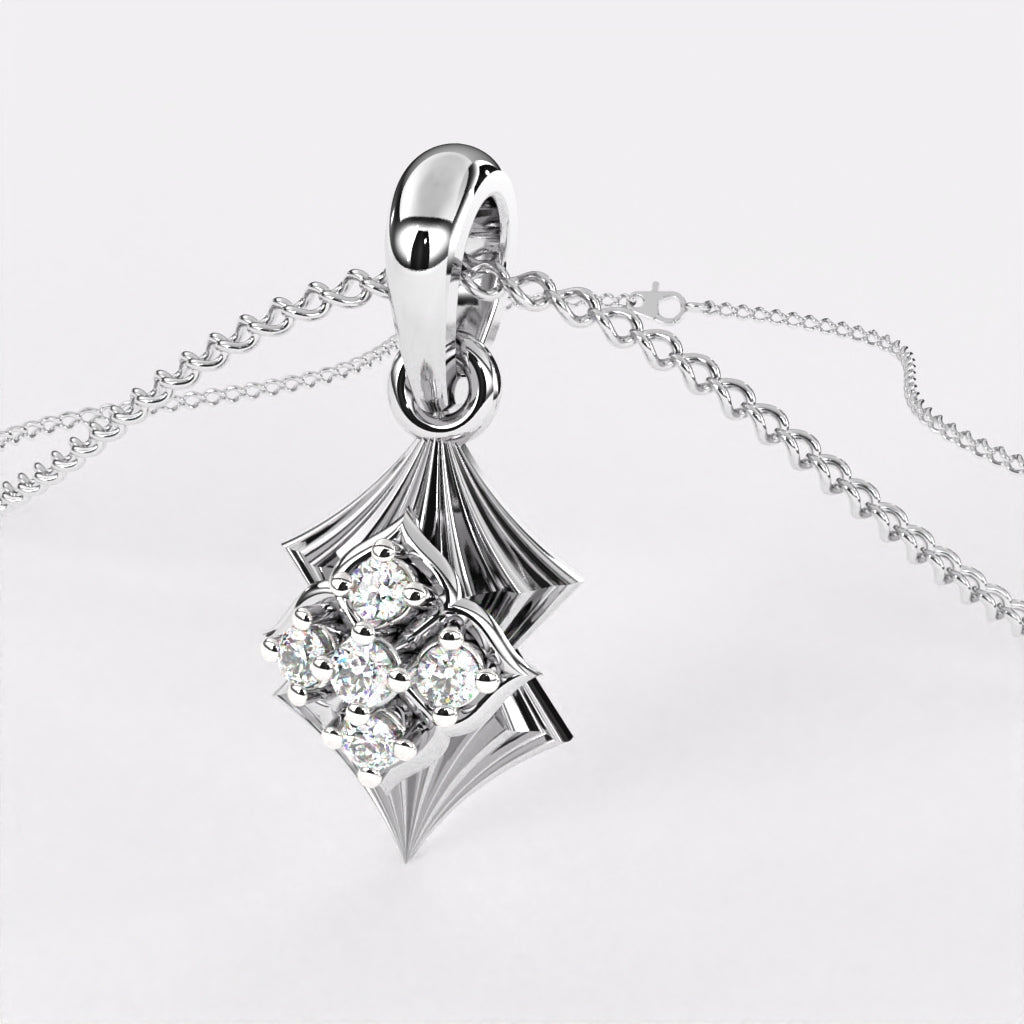 Eternal Flame Diamond Pendant