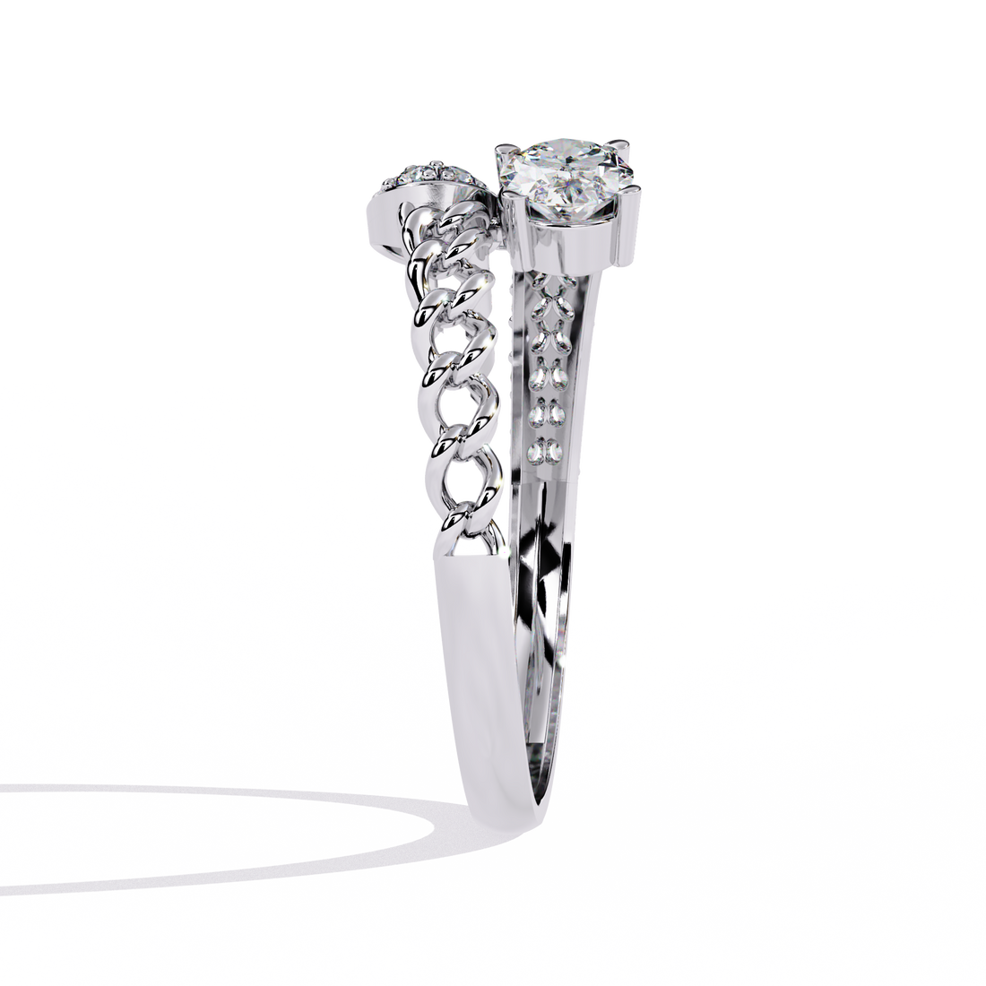 Eternal Gaze Oval Diamond Ring 11