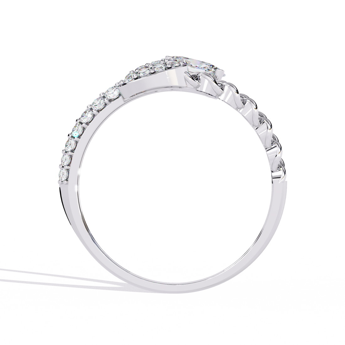 Eternal Gaze Oval Diamond Ring 12