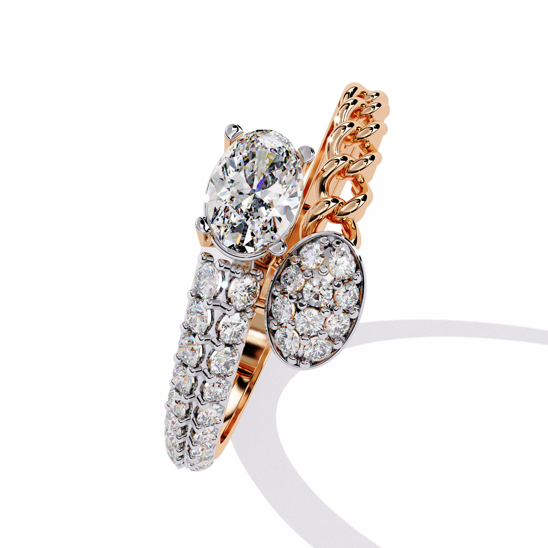 Eternal Gaze Oval Diamond Ring 6