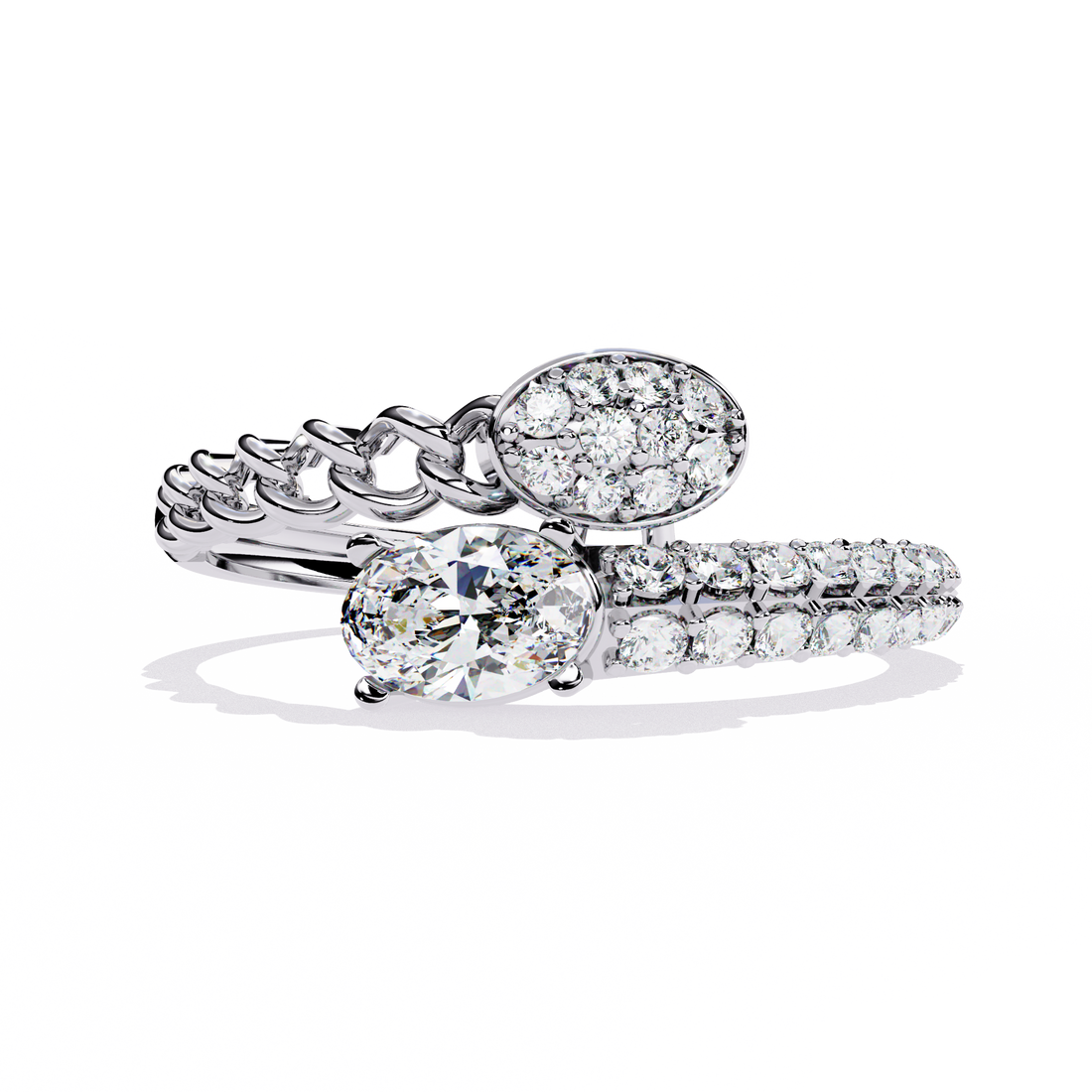 Eternal Gaze Oval Diamond Ring 9